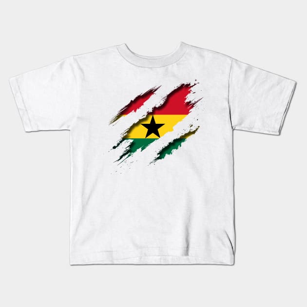 Ghana Shredding Kids T-Shirt by blackcheetah